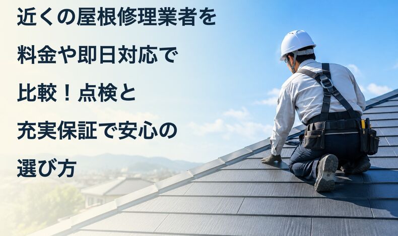 画像2325：近くの屋根修理業者を料金や即日対応で比較！点検と充実保証で安心の選び方